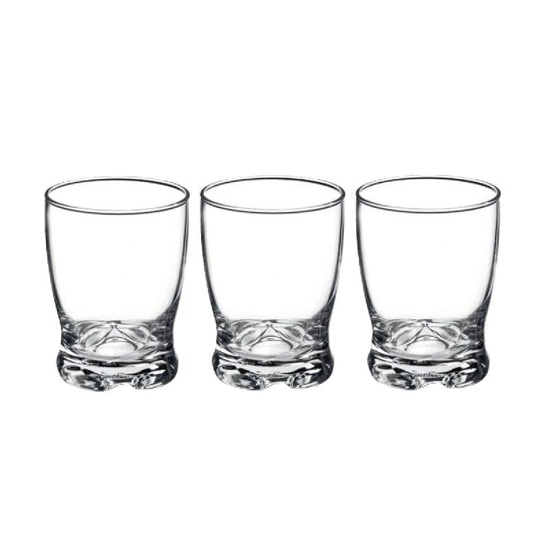 Lot de 3 verres Madison transparents