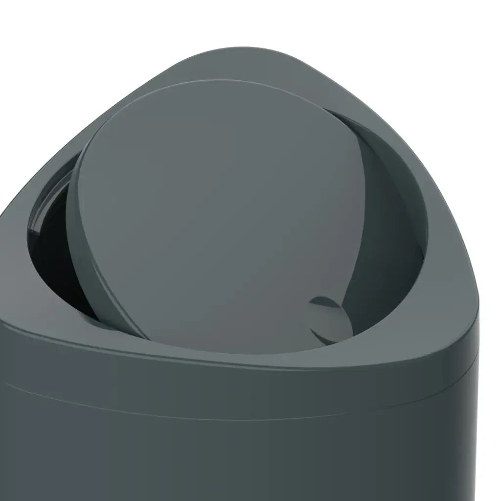 Cestino triangolare Pitagora grigio Granit 5 L 20 × 20 × H26 cm