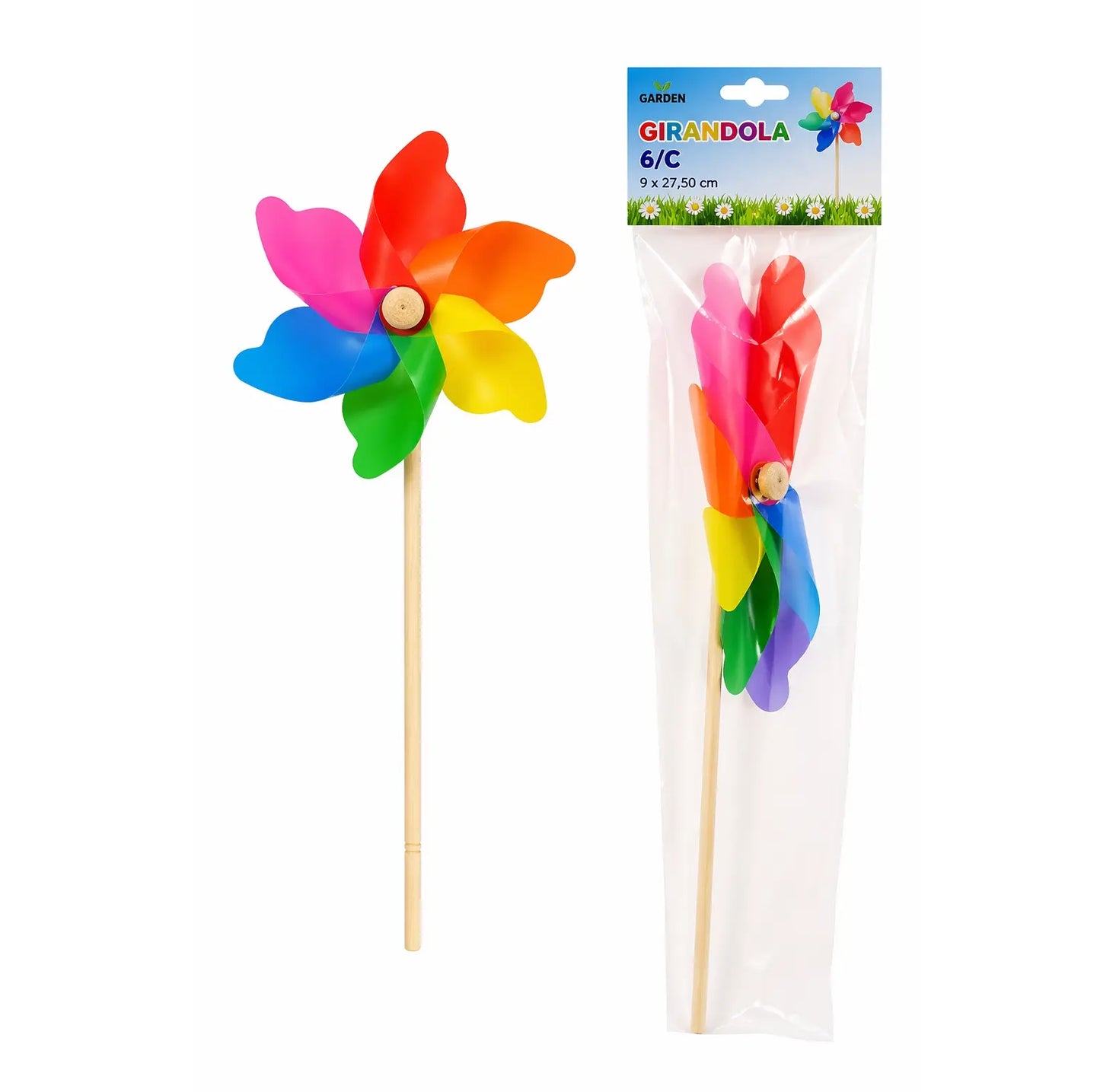 Moulinet 9x27,5 cm coloris assortis