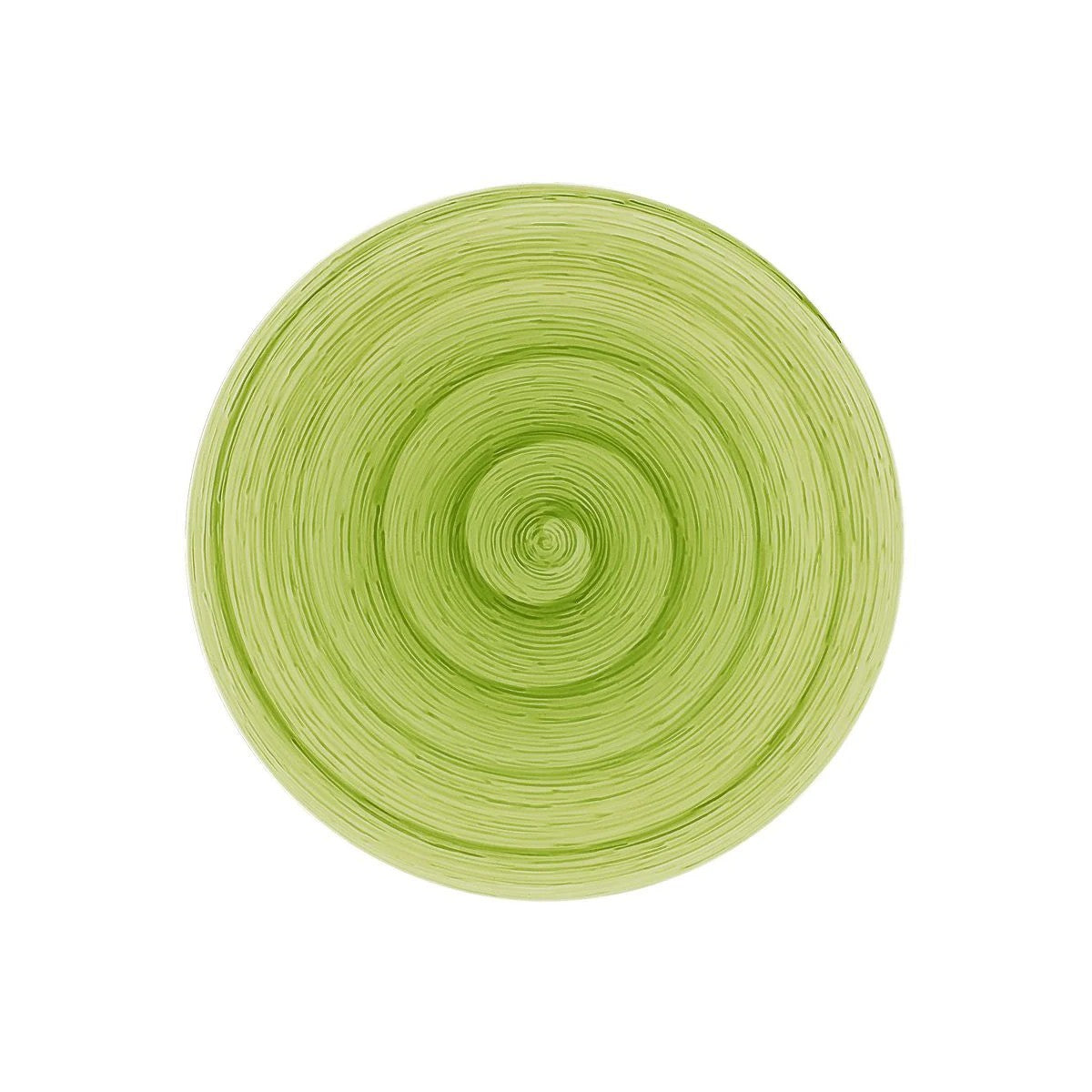 Assiette plate Lime Memento Table en céramique peinte à la main Ø 27,5 cm