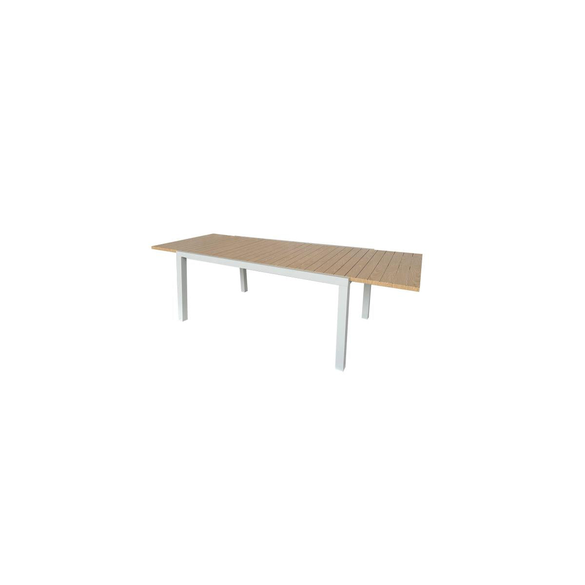 Table extensible Sicilia blanche 200-300x100x74h cm