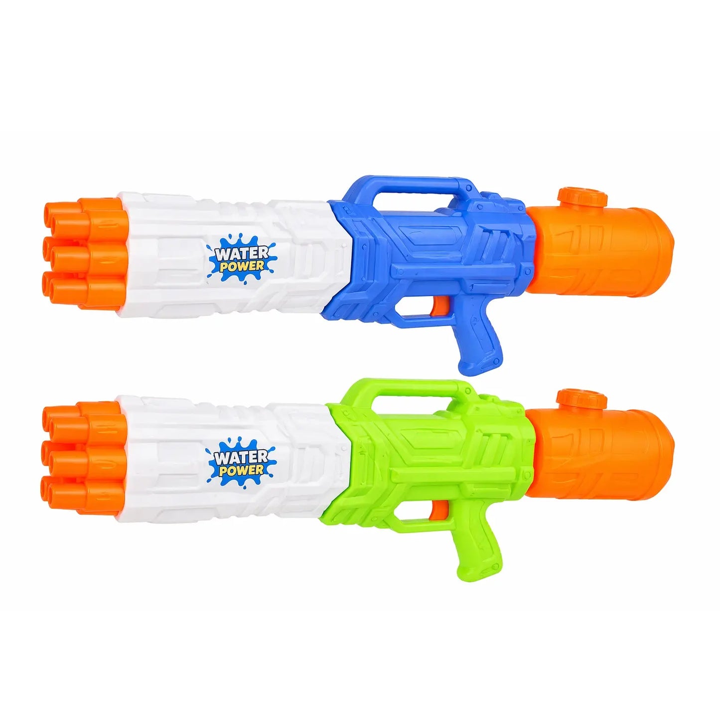 Pistolet à eau 5 canons 51 cm coloris assortis