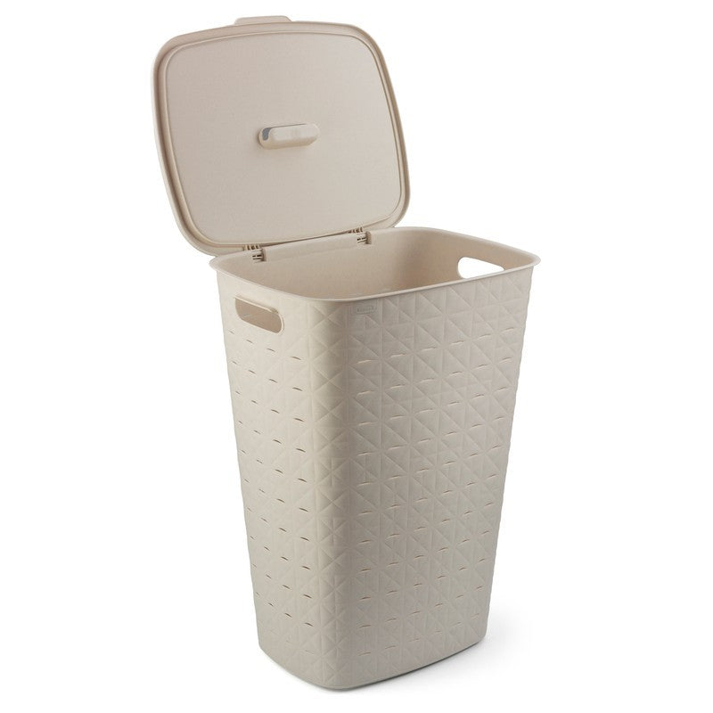 Curver Softex panier à linge crème 56l cm 42x31,6x60 h
