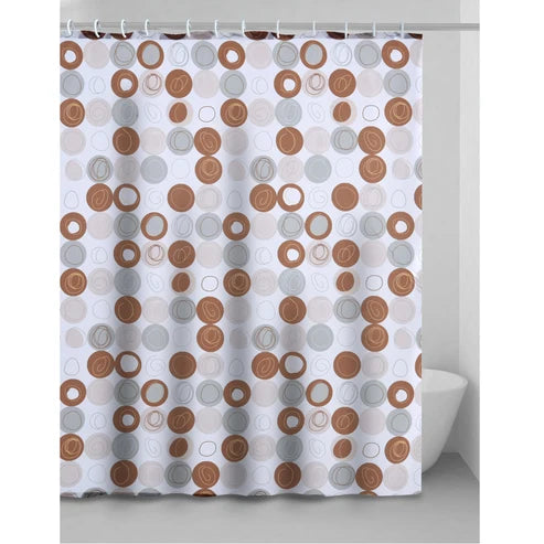 Tenda doccia Ribot in tessuto 180 × 200 cm con ganci