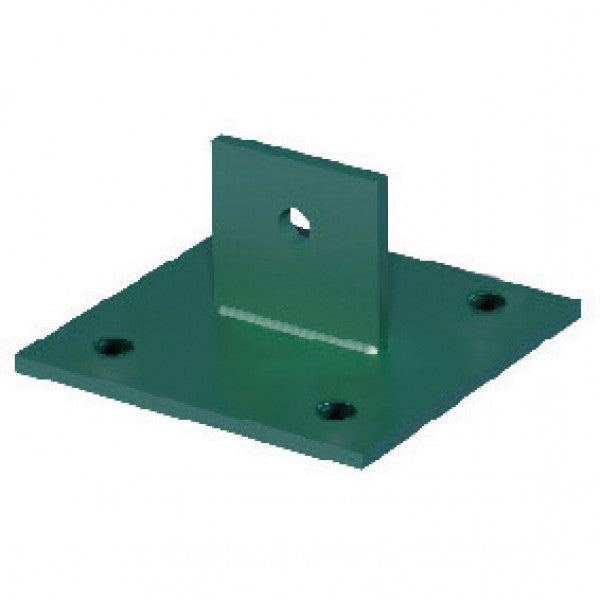 Plaque de fixation au sol pour poteaux paratonnerre