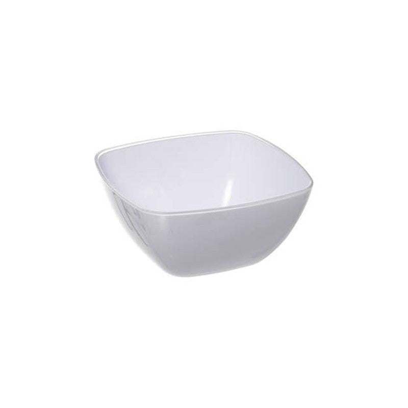 Saladier carré 19 cm blanc