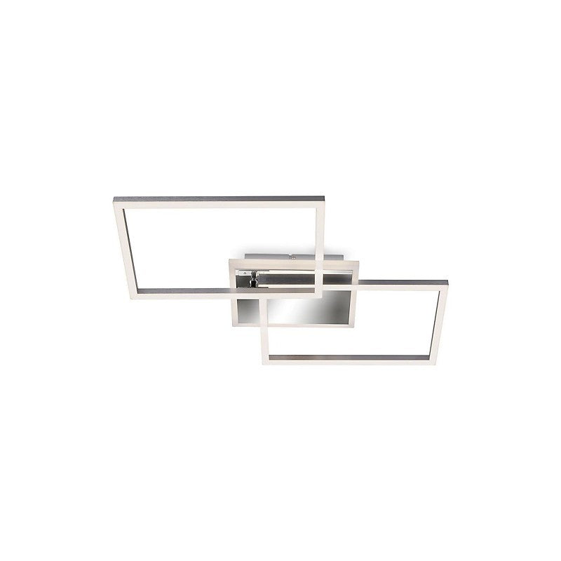 Plafonnier LED rectangulaire 50 cm 40w 4400lm chrome