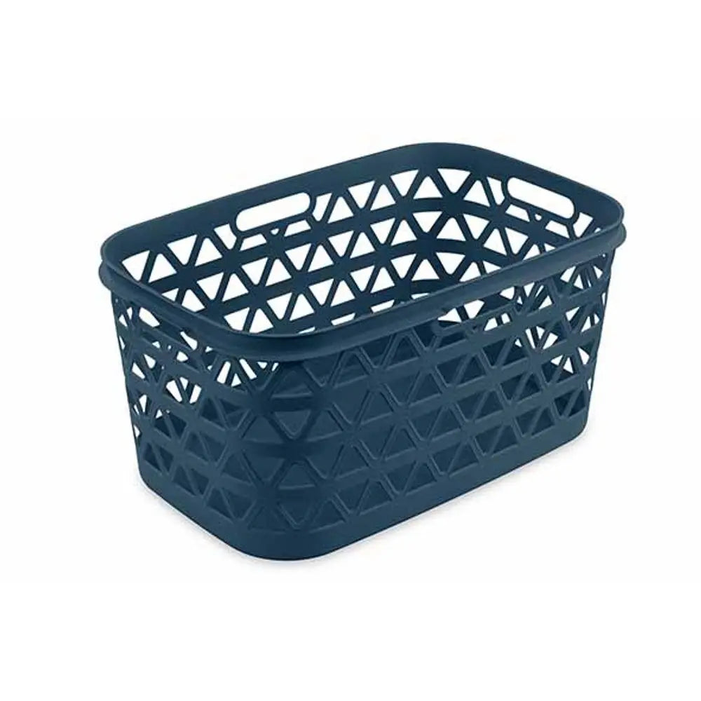 Panier à linge Oceana gris-bleu 45l cm 57,1x37,1x27,1 h