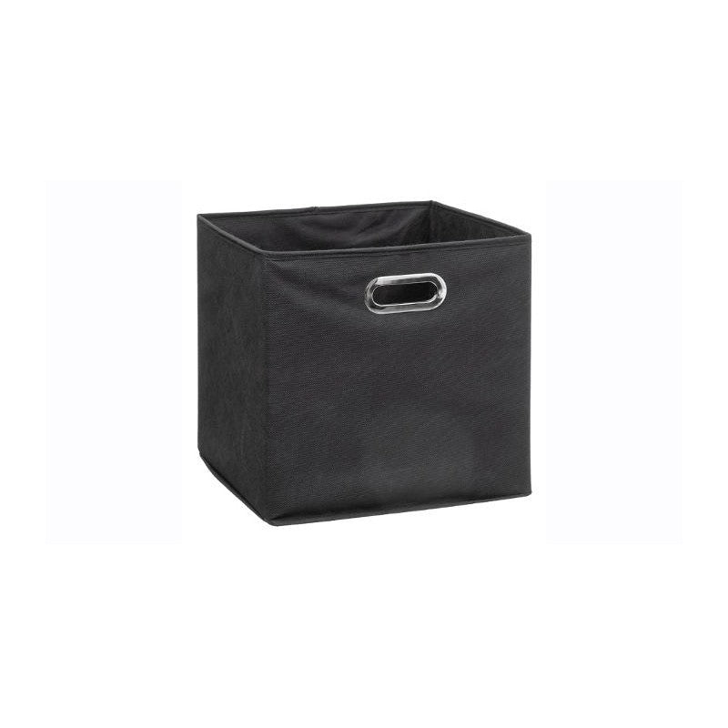 Boîte de rangement gris foncé 31x31 cm