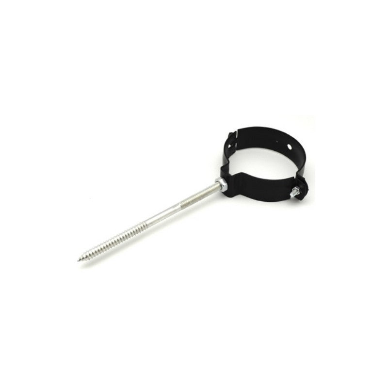 Collare di fissaggio Ø120 mm nero