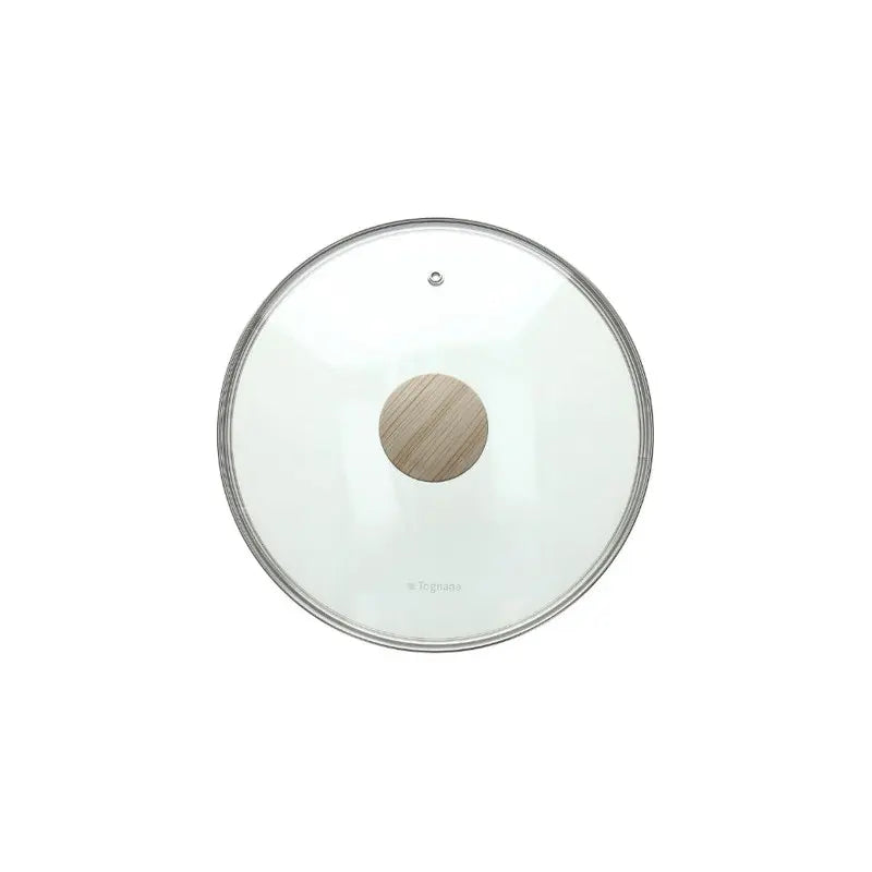 Coperchio in vetro trasparente con foro vapore Eco Tortora 26 cm