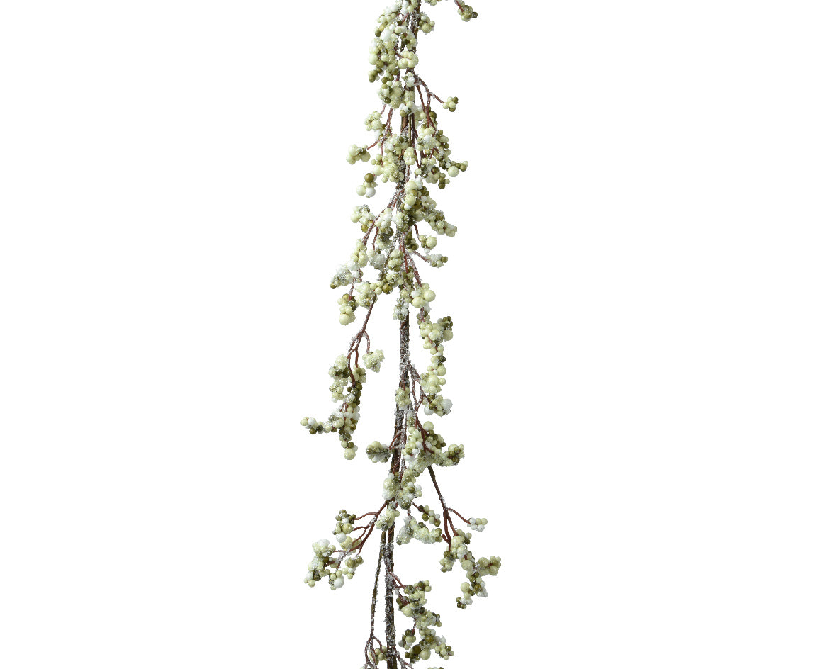 Guirlande de mousse de glace verte h. 130 cm