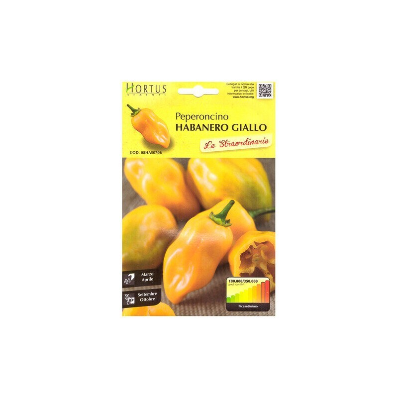 Piment habanero jaune extraordinaire