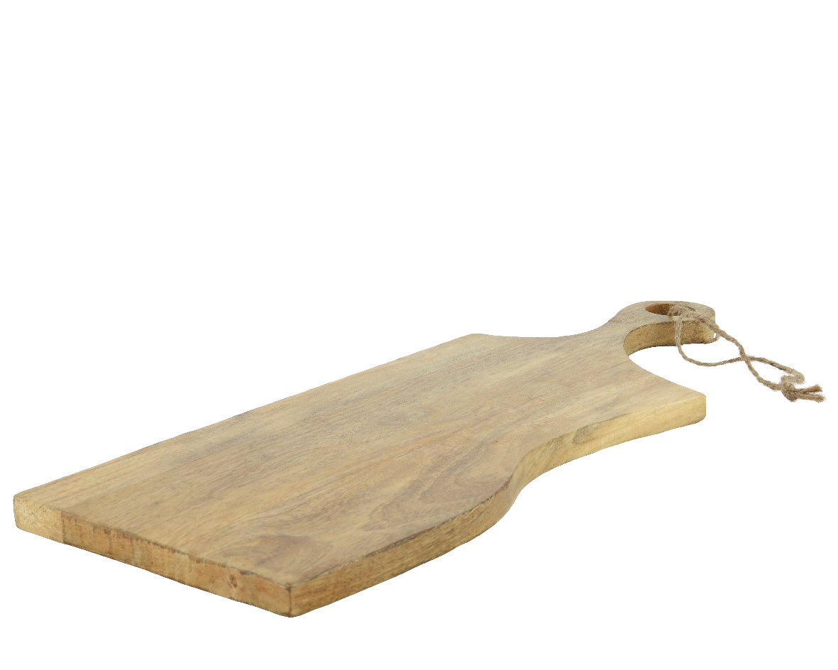 Planche à découper en bois de manguier naturel 18x48cm