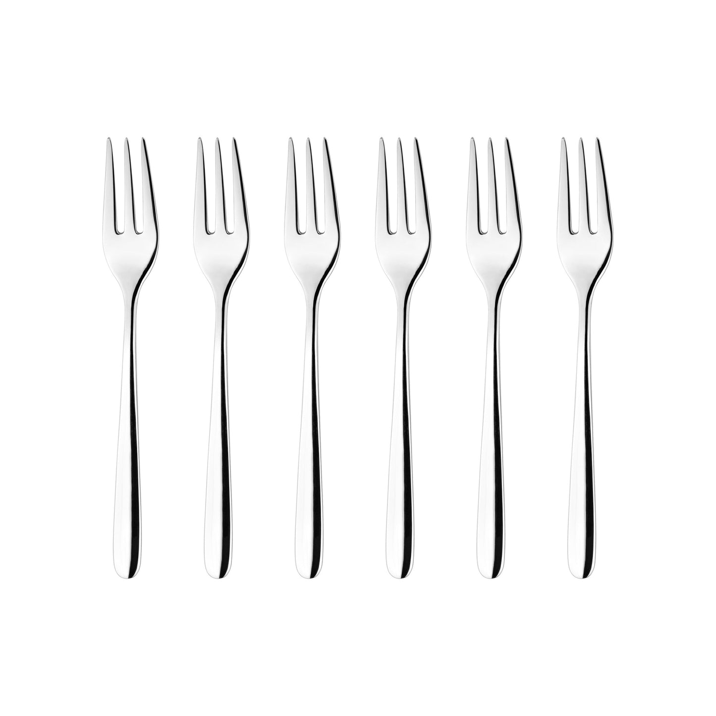 Lot de 6 fourchettes Frida en acier 15,5 cm