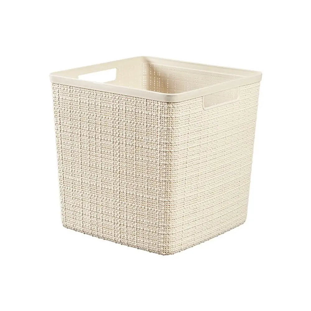 Keter Jute Cube panier blanc 5l cm 28x28x27 h