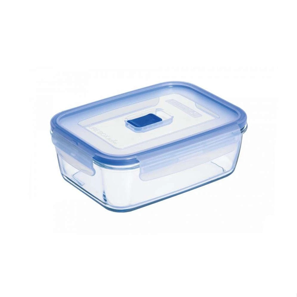 Conteneur rectangulaire Purebox avec couvercle en verre 20x15 122 cl