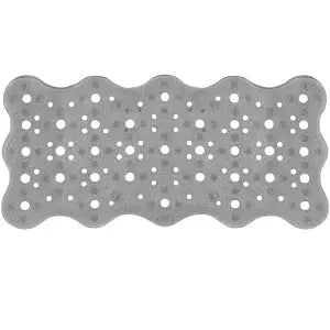 Tappeto vasca Ice trasparente antiscivolo con ventose 33 × 70 cm