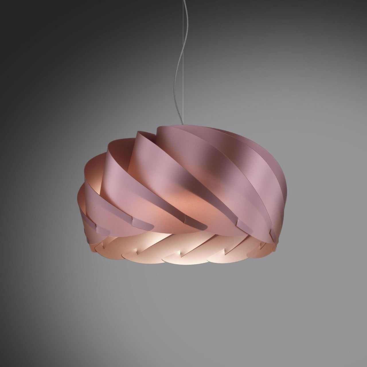 Suspension en métal rose en métal chromé Cm. 26x15h