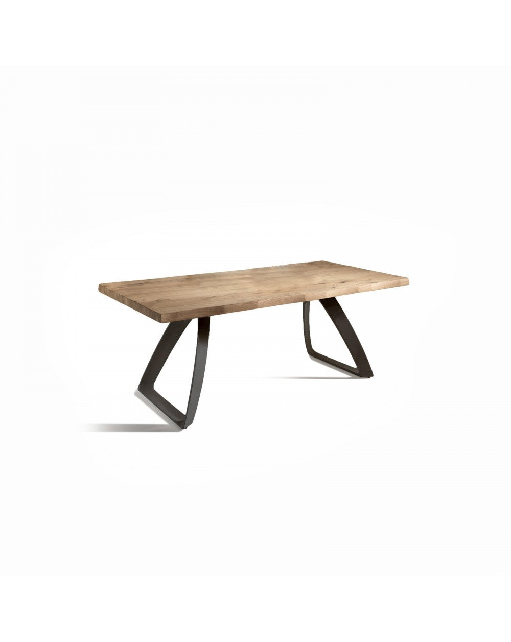Table extensible Bridge 160-240x90 cm en bois naturel