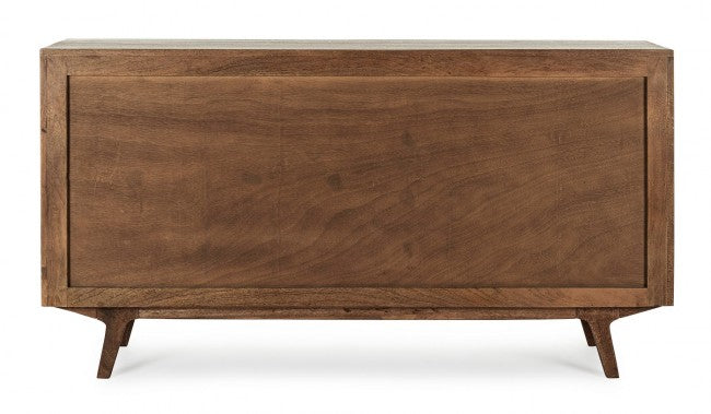Credenza 2 ante - 3 cassetti marrone in legno stile vintage
