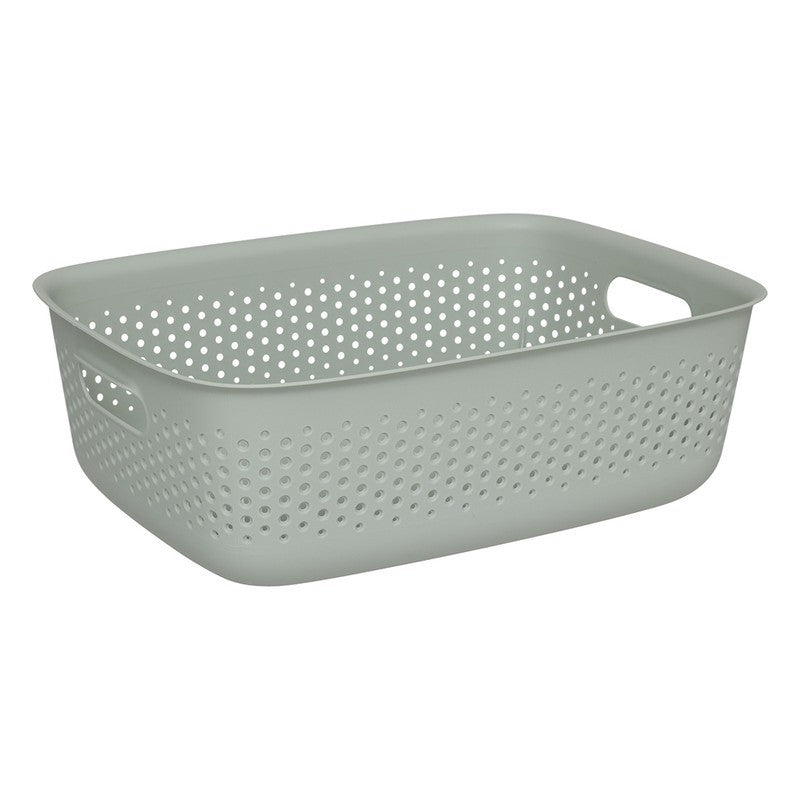 Poubelle plastique polyvalente Tila Salvia 10 L