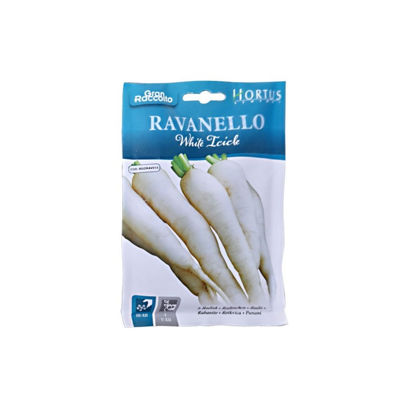 Radis Glaçon Blanc Grande Récolte