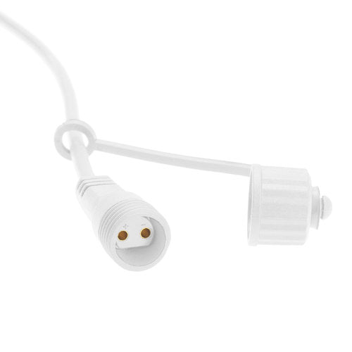 Guirlande lumineuse 5m avec 10 douilles E27 – Câble blanc