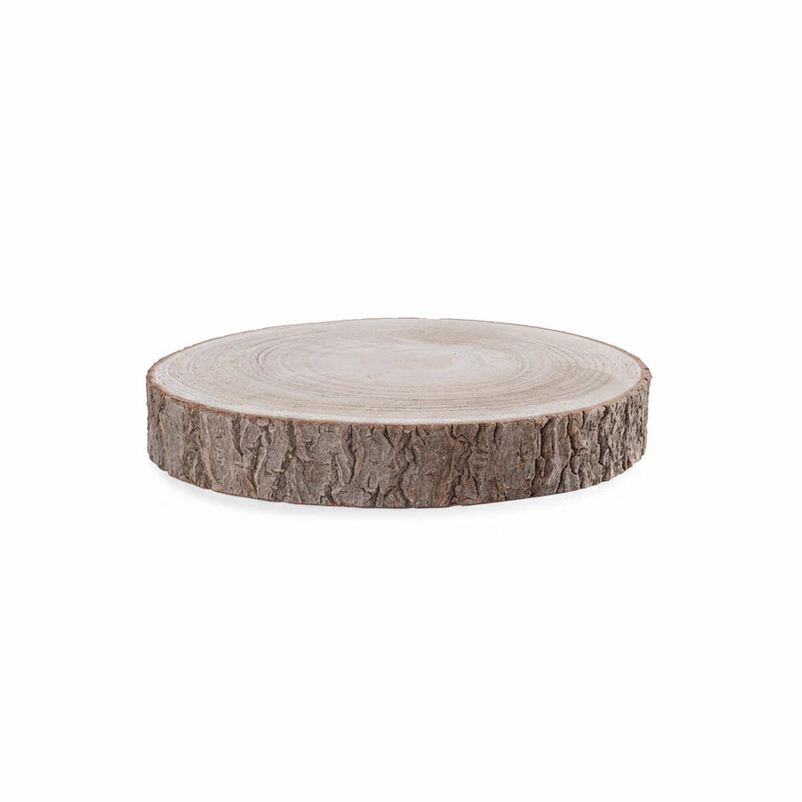Assiette décorative en bois Marvin Ø23x3h