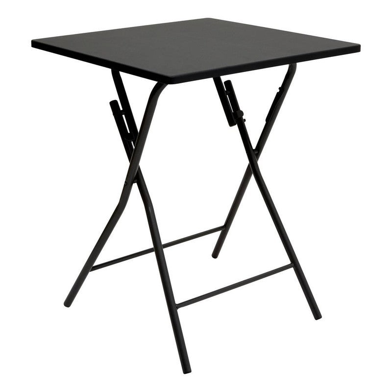 Table pliante 2 personnes 60x60 cm noir