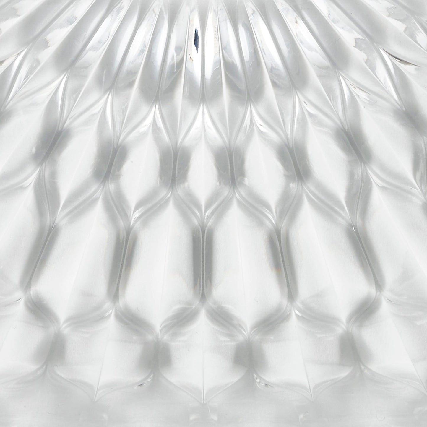 Petit plateau ovale 32x19,5x2,7 cm transparent