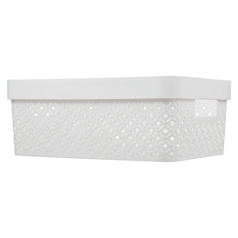 Curver Terrazzo récipient blanc 11l cm 26x35,5x13,6 h