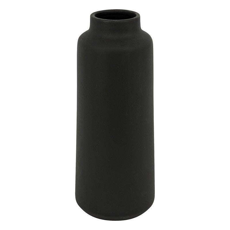 Vase Tila en céramique noire H30 cm