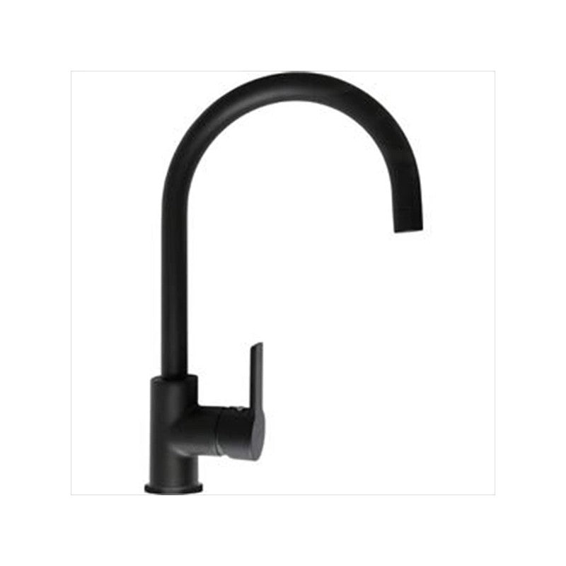 Miscelatore per cucina Panther nero satinato con bocca girevole 360°