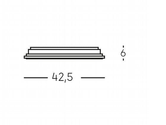 Plafonnier Intérieur Carré avec Télécommande 30W Blanc - Éclairage LED Dimmable