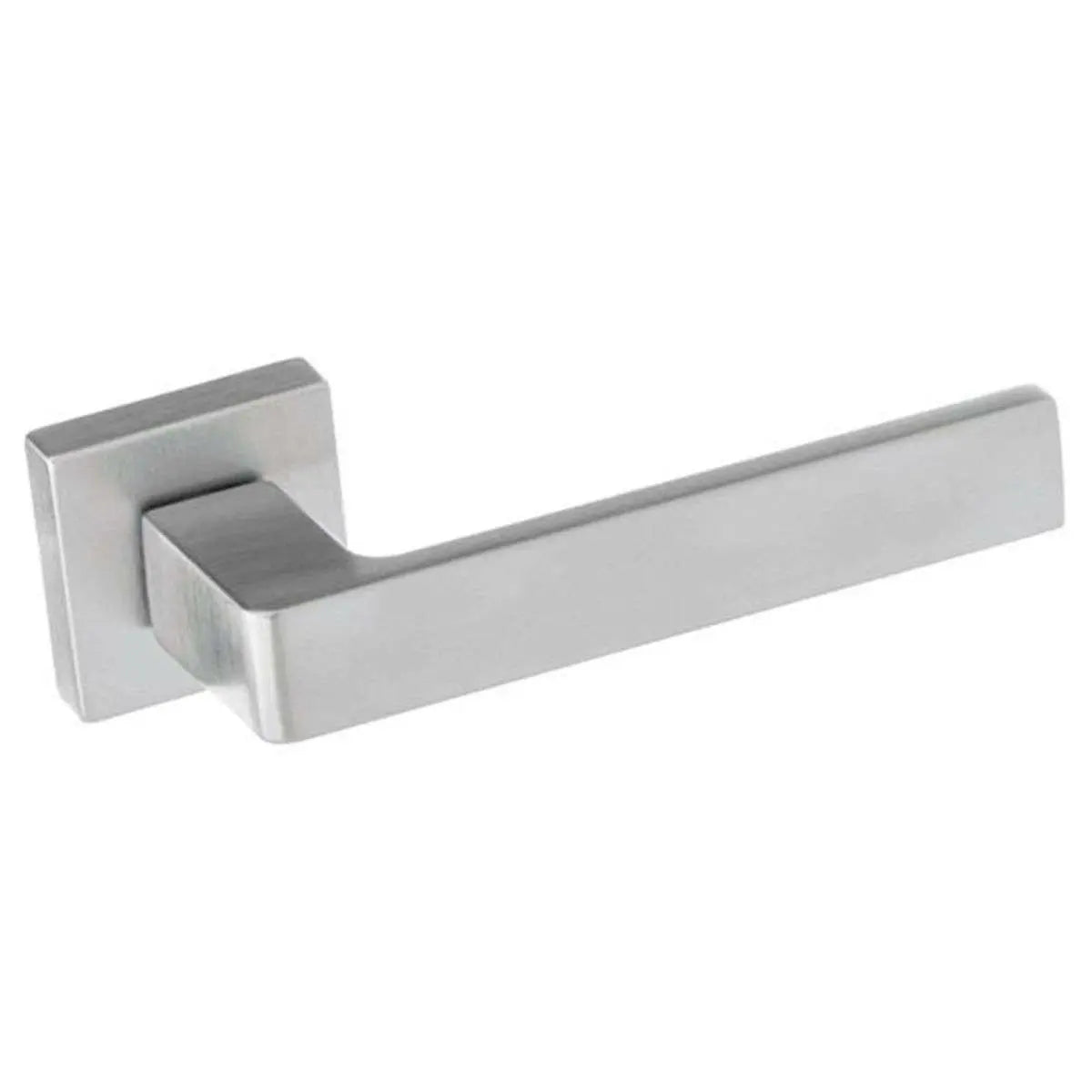 Coppia maniglie con bocchetta Carlo Q8-RB45 argento anodizzato