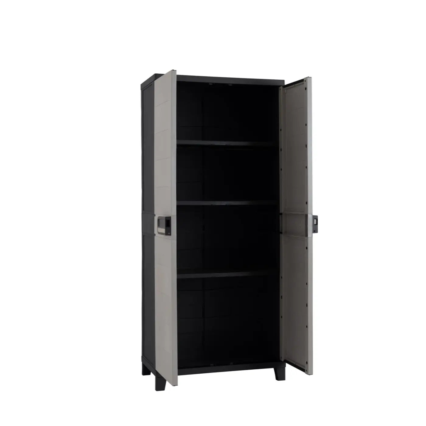 Armoire Smart Tuttopiani 4 Etagères en Résine Anthracite 68x39x173 cm