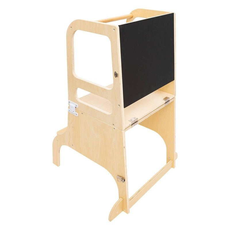 Tour d'observation enfant 3 en 1 Alba en bois H91 cm
