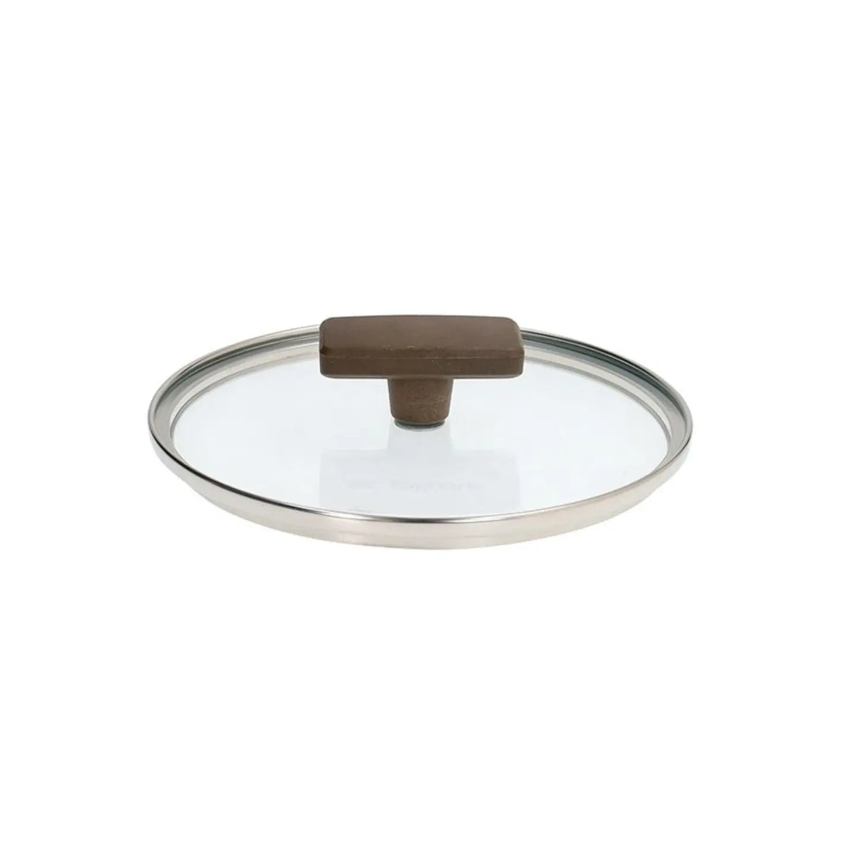 Coperchio in vetro Ø 16 cm con pomolo soft touch e foro vapore