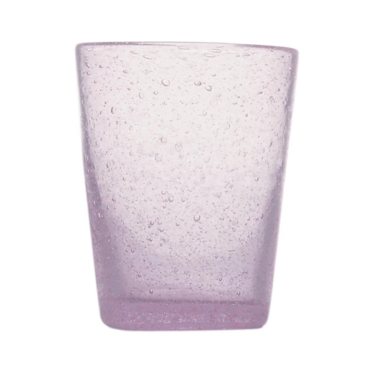Verre à eau souvenir original mauve en verre soufflé 0,25L