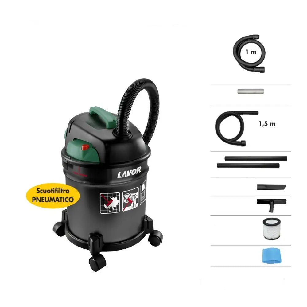 Aspirateur à cendres, eau et poussière Lavor Freddy 4 en 1 — 1 200 W