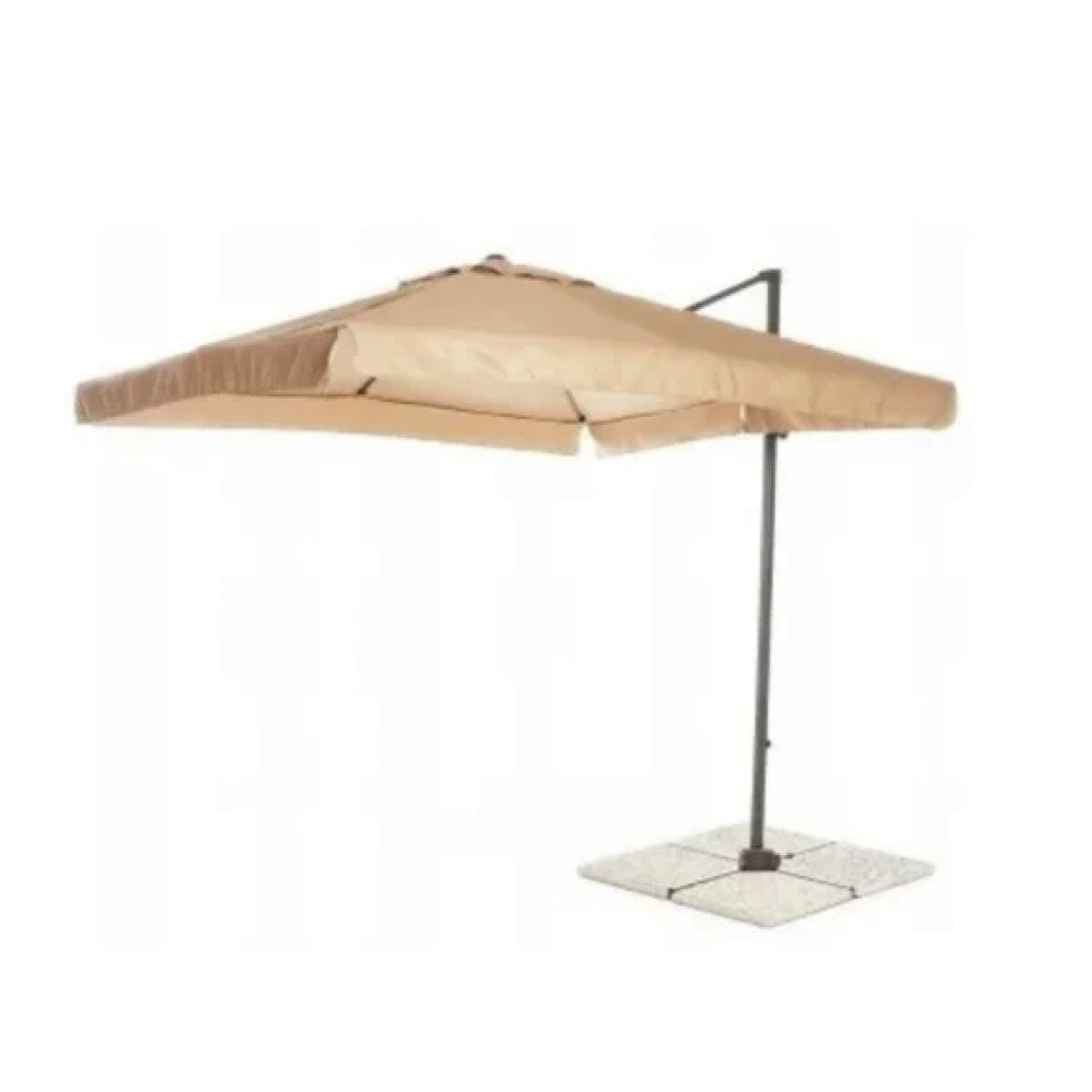 Parasol Venice 3x3m anthracite/écru