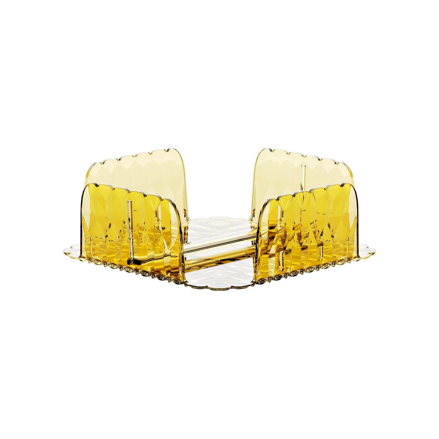 Porte-serviettes Vanity horizontal jaune safran 20 x 20 x H 7,3 cm