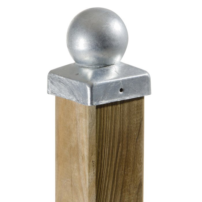 Upper cap for wooden pole 7.1x7.1 cm