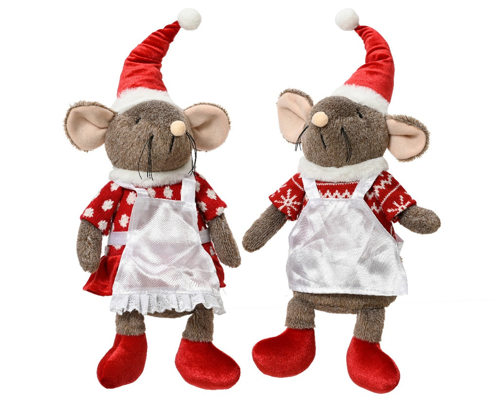 Mickey Mouse rouge avec tablier 16x12x45 cm