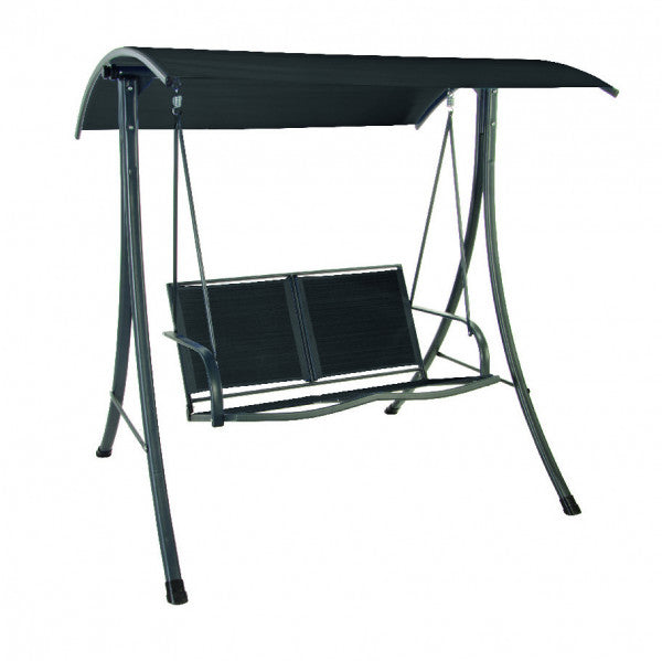 Dondolo Amalfi 2 posti grigio cm 178x125x165h