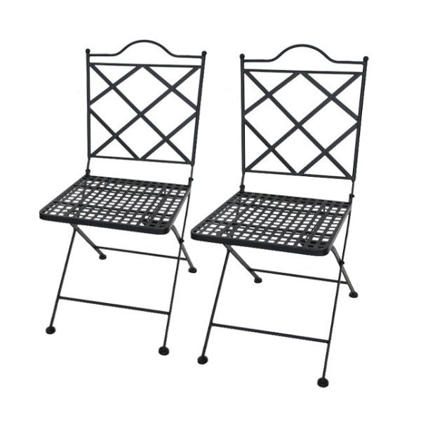 Lot de 2 chaises pliantes Taormina 90x41,5 cm