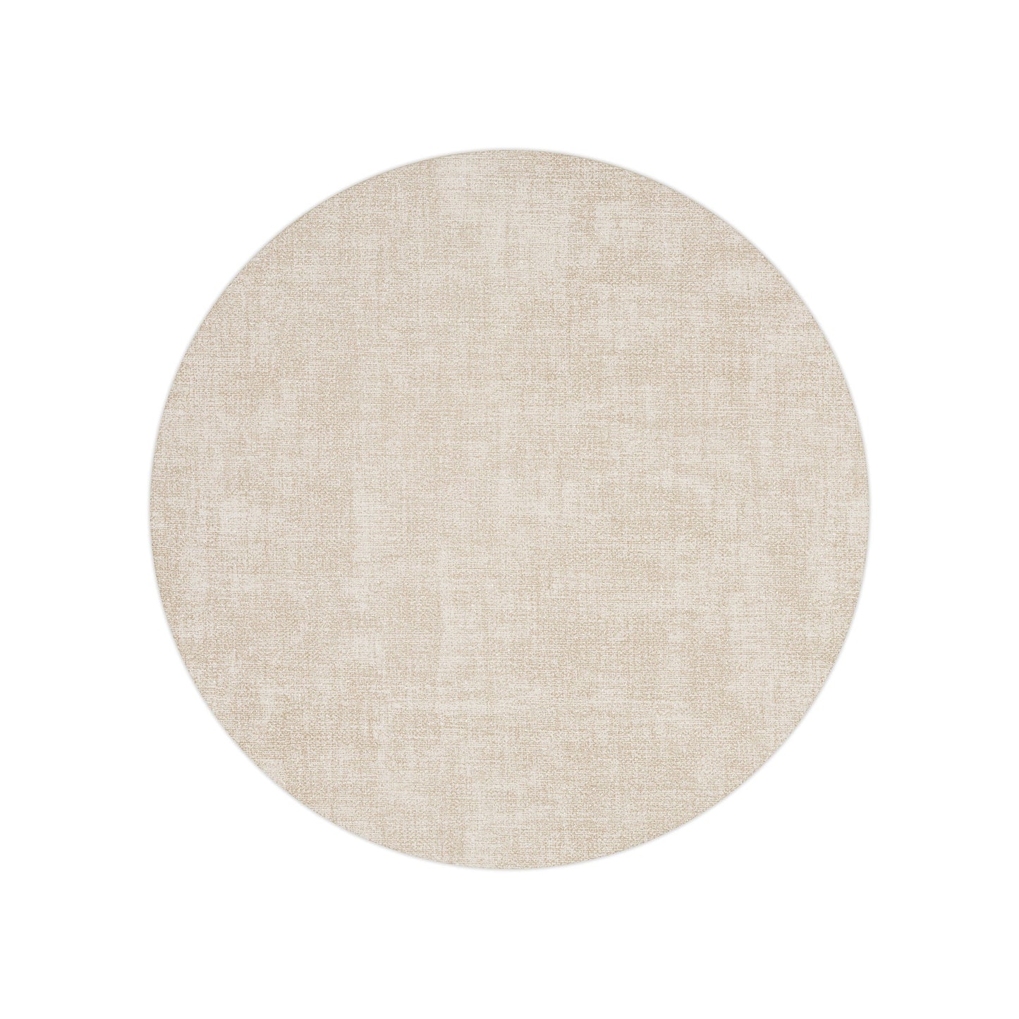 Set de table rond double face Ø38 cm blanc lait