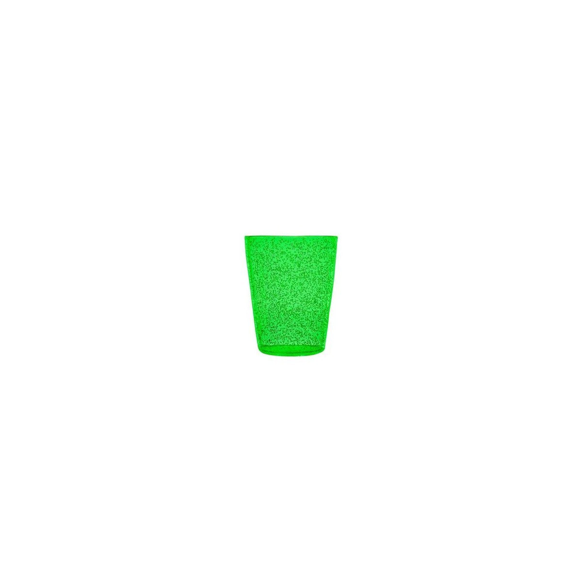 Verre à eau Memento Synth vert fluo en méthacrylate 0,33L