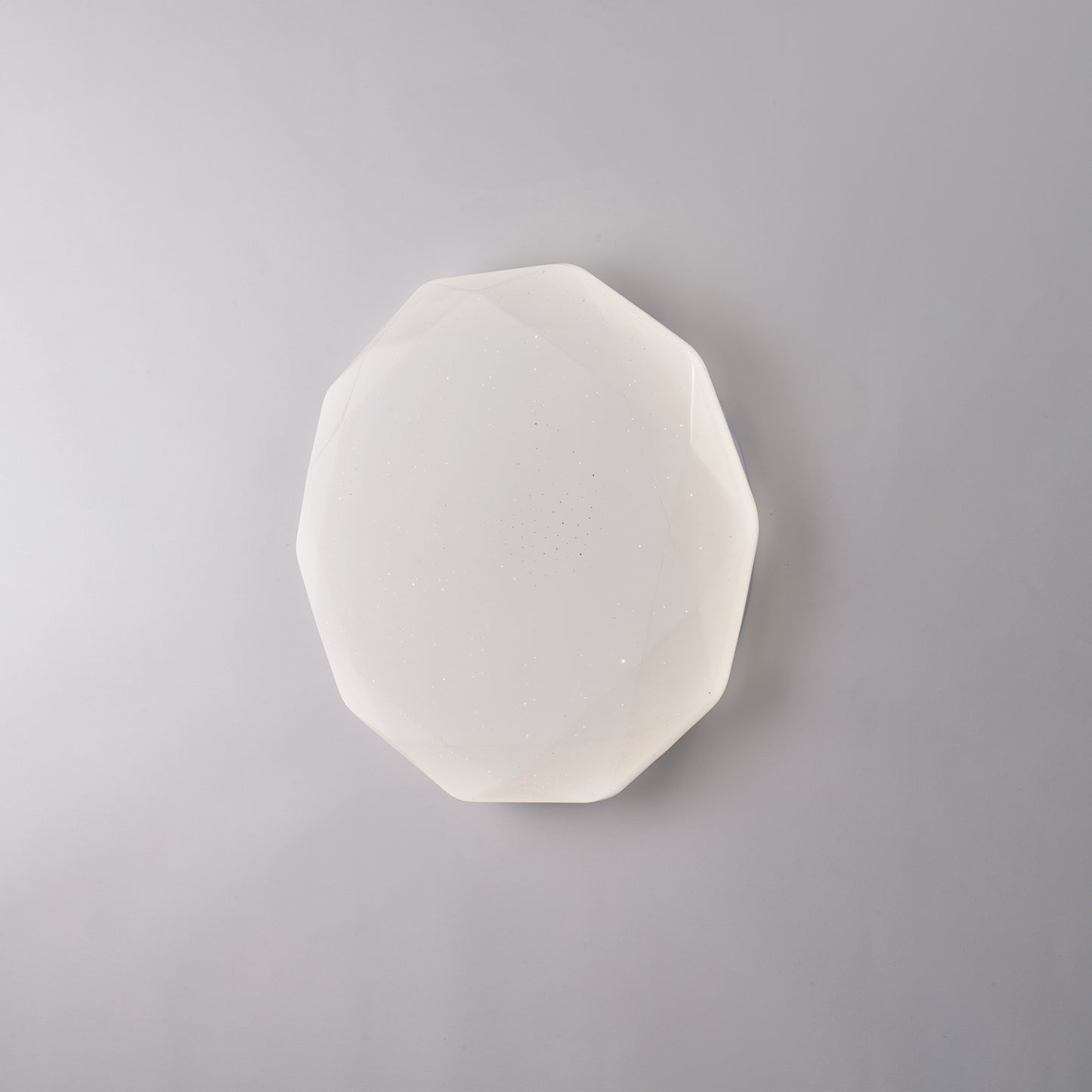 Plafonnier acrylique blanc diamètre 30 avec LED CCT intégrée + télécommande H.7 - Ø 30